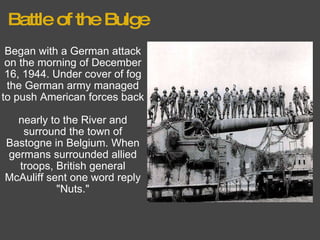 Реферат: Battle Of The Bulge